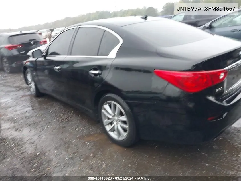 JN1BV7AR3FM391567 2015 Infiniti Q50 Premium