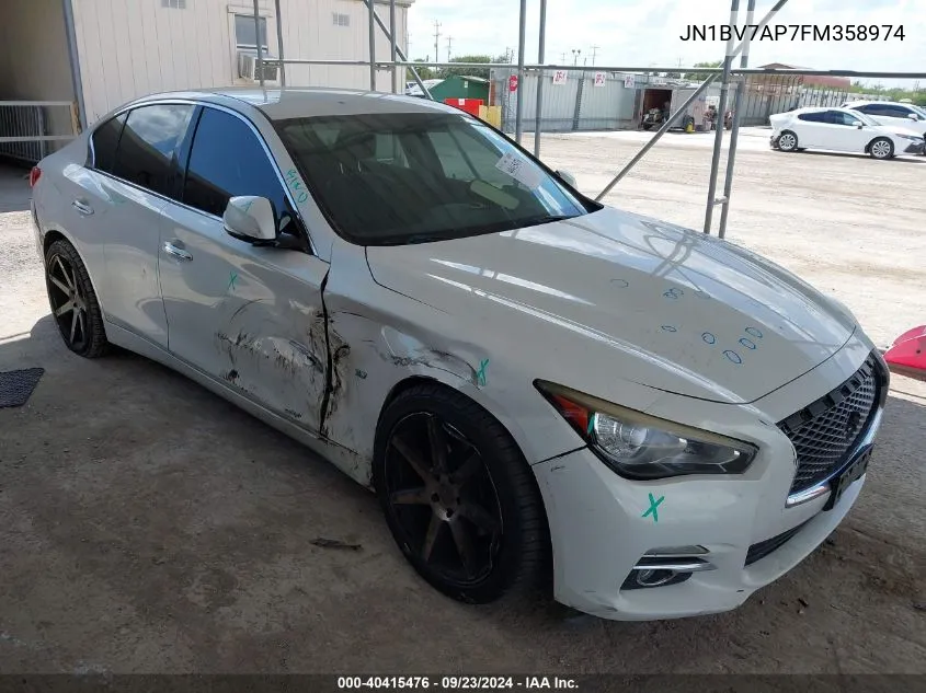 JN1BV7AP7FM358974 2015 Infiniti Q50