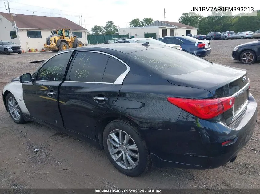 2015 Infiniti Q50 Premium VIN: JN1BV7AR0FM393213 Lot: 40418546