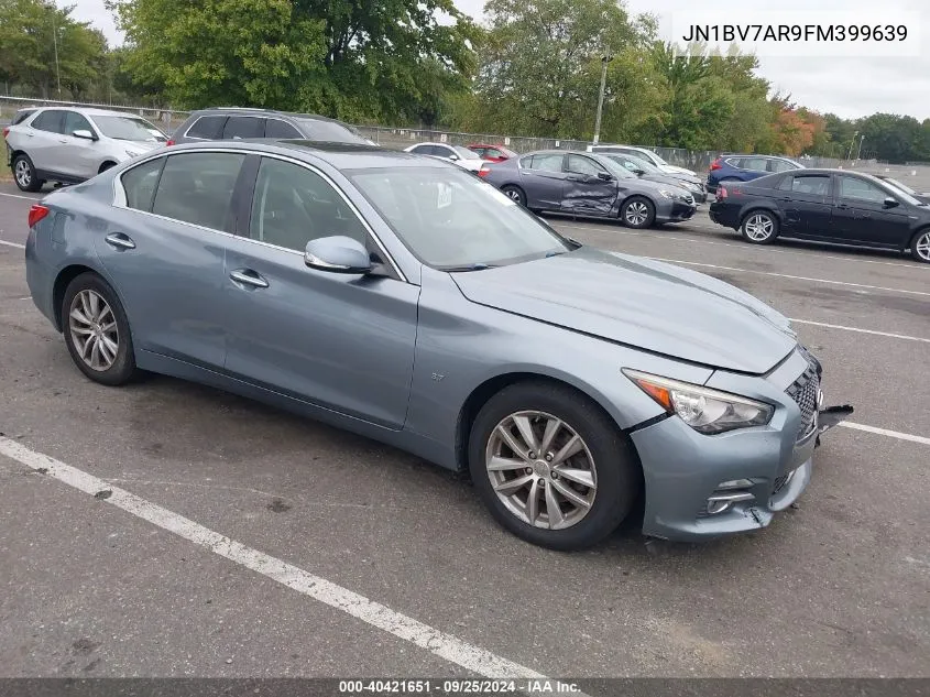 2015 Infiniti Q50 Premium VIN: JN1BV7AR9FM399639 Lot: 40421651