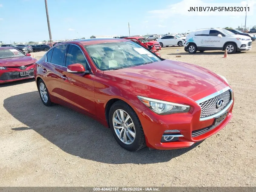 JN1BV7AP5FM352011 2015 Infiniti Q50 Premium