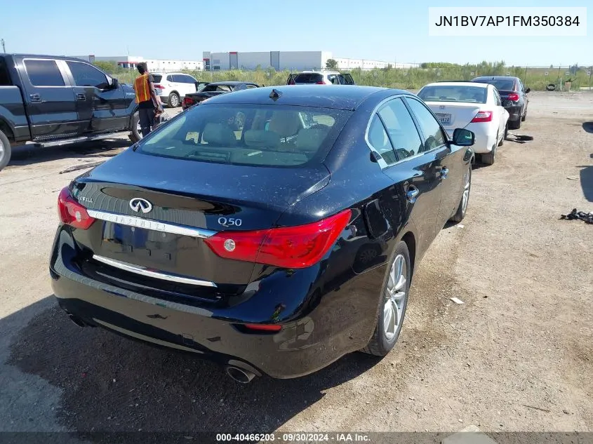 2015 Infiniti Q50 Premium VIN: JN1BV7AP1FM350384 Lot: 40466203