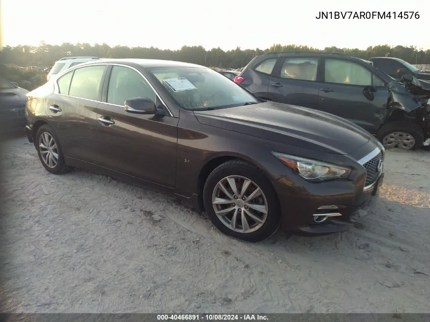 JN1BV7AR0FM414576 2015 Infiniti Q50 Premium