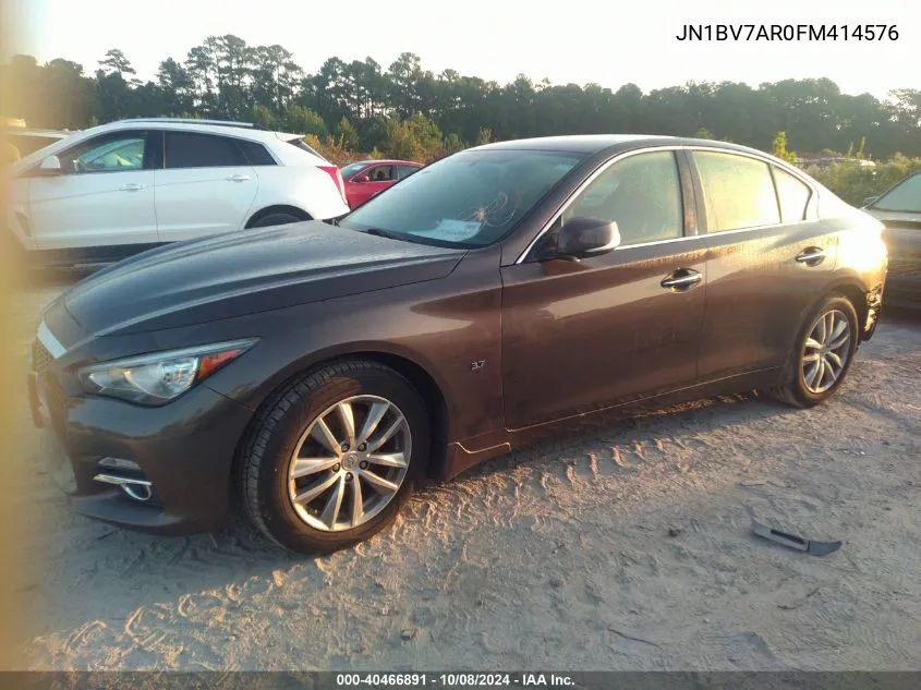 JN1BV7AR0FM414576 2015 Infiniti Q50 Premium