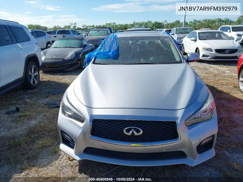 2015 Infiniti Q50 Sport VIN: JN1BV7AR9FM392979 Lot: 40500949