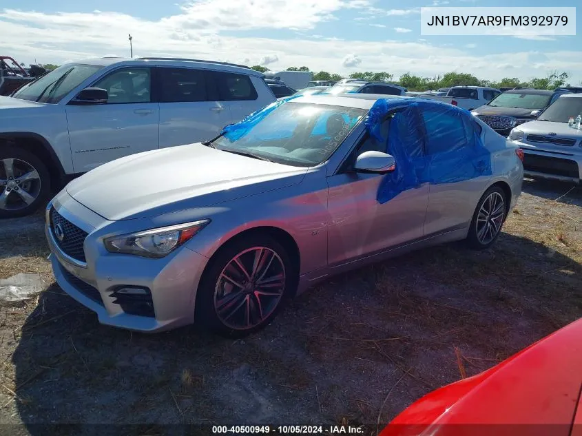 2015 Infiniti Q50 Sport VIN: JN1BV7AR9FM392979 Lot: 40500949