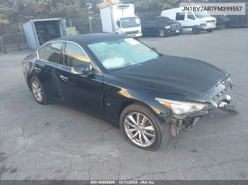 2015 Infiniti Q50 Premium VIN: JN1BV7AR7FM399557 Lot: 40555689