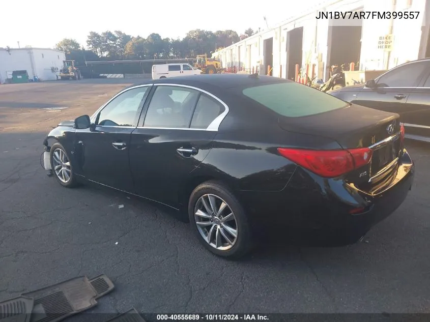 2015 Infiniti Q50 Premium VIN: JN1BV7AR7FM399557 Lot: 40555689