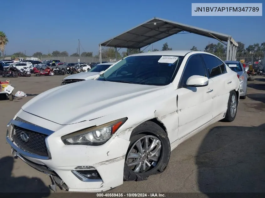 JN1BV7AP1FM347789 2015 Infiniti Q50 Premium/Sport