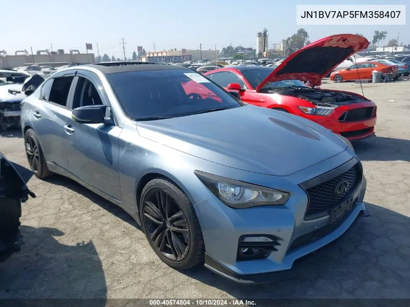 2015 Infiniti Q50 Sport VIN: JN1BV7AP5FM358407 Lot: 40574804