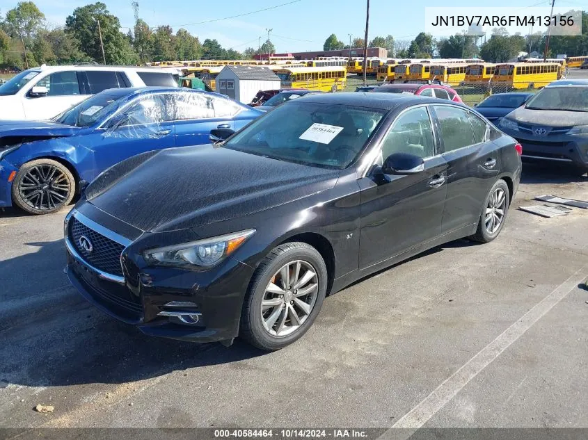 2015 Infiniti Q50 Premium/Sport VIN: JN1BV7AR6FM413156 Lot: 40584464