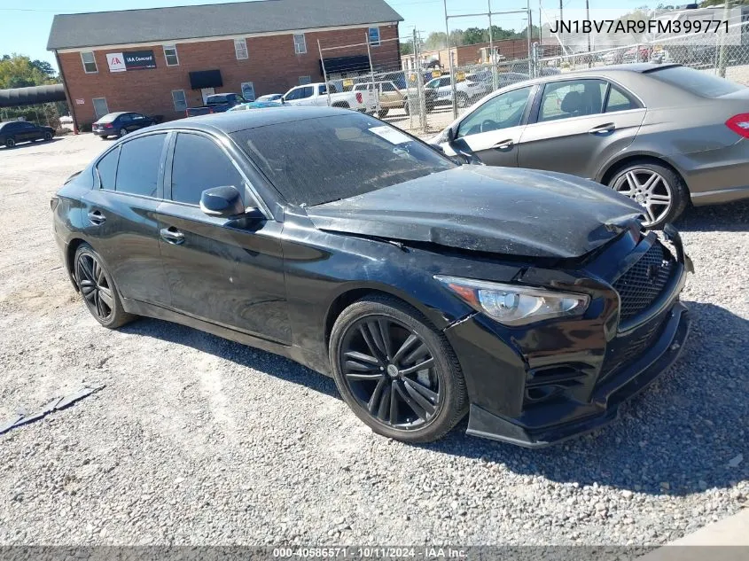 2015 Infiniti Q50 Sport VIN: JN1BV7AR9FM399771 Lot: 40586571