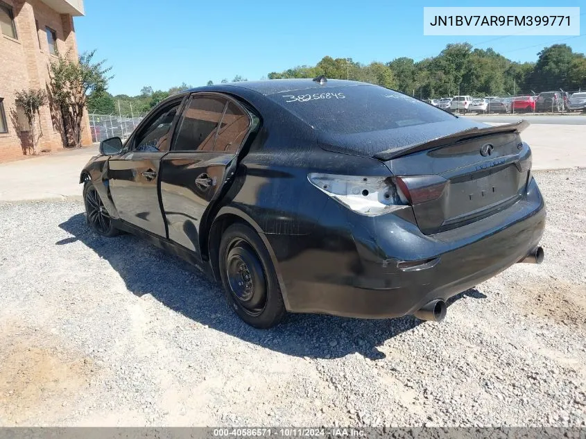 2015 Infiniti Q50 Sport VIN: JN1BV7AR9FM399771 Lot: 40586571