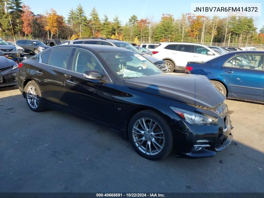 JN1BV7AR6FM414372 2015 Infiniti Q50 Premium