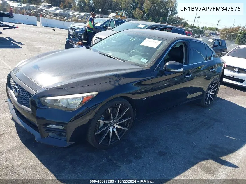 JN1BV7AP7FM347876 2015 Infiniti Q50 Sport