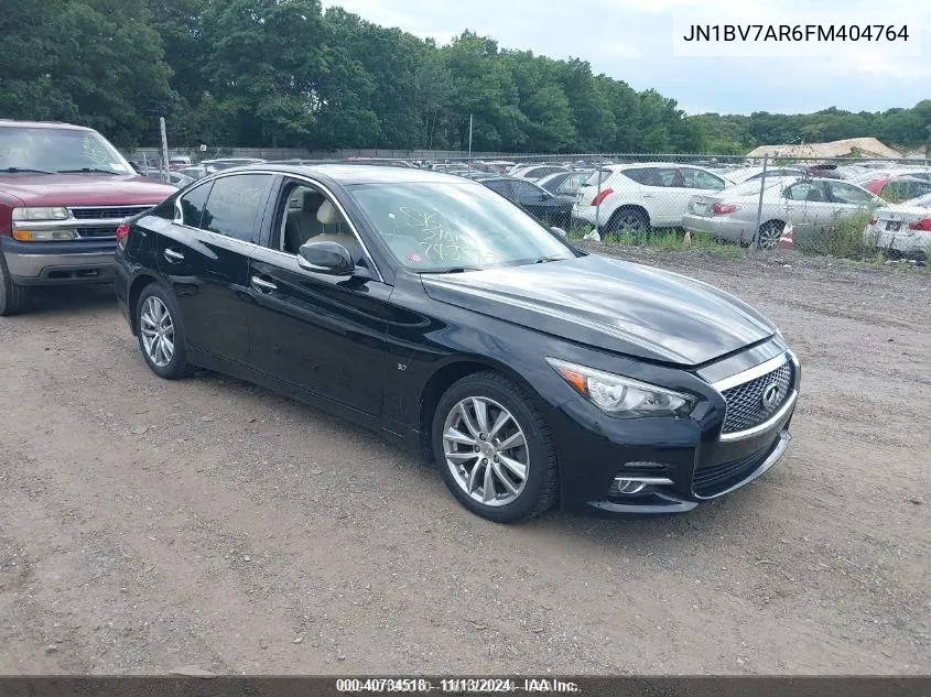 2015 Infiniti Q50 Premium VIN: JN1BV7AR6FM404764 Lot: 40734518