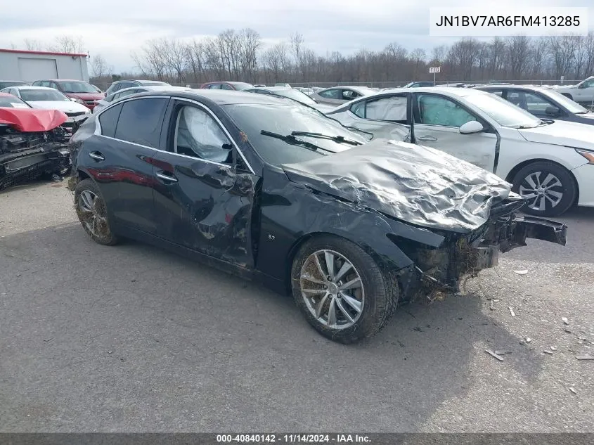 2015 Infiniti Q50 Premium VIN: JN1BV7AR6FM413285 Lot: 40840142