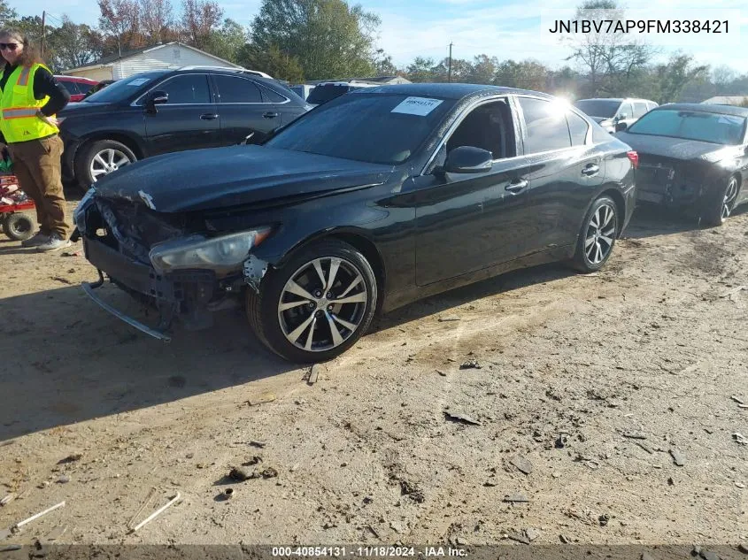 2015 Infiniti Q50 Premium/Sport VIN: JN1BV7AP9FM338421 Lot: 40854131