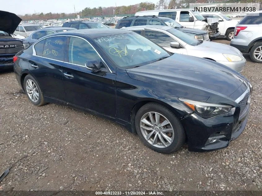 2015 Infiniti Q50 Premium VIN: JN1BV7AR8FM414938 Lot: 40923233