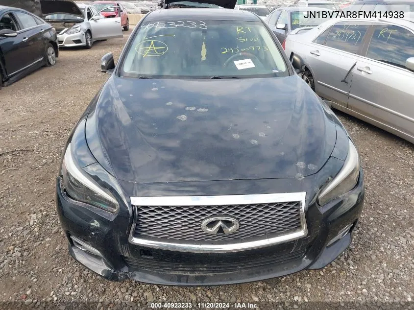 2015 Infiniti Q50 Premium VIN: JN1BV7AR8FM414938 Lot: 40923233