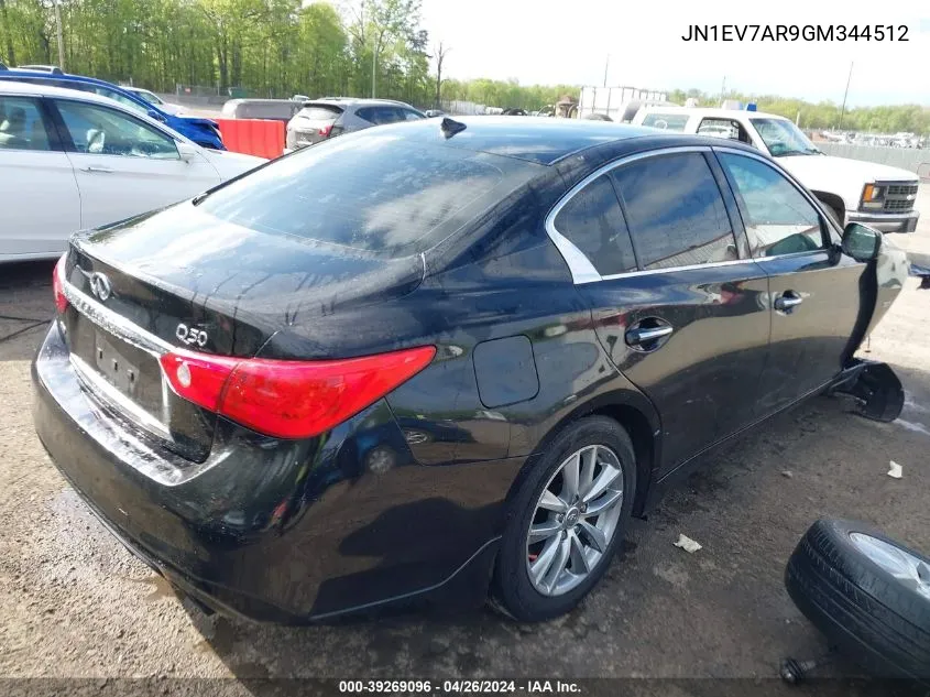 JN1EV7AR9GM344512 2016 Infiniti Q50 3.0T Premium