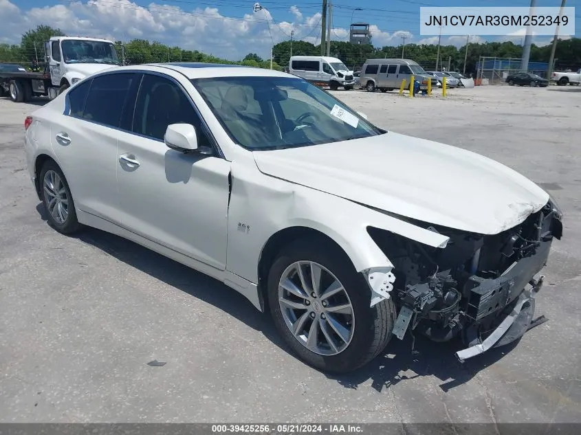 JN1CV7AR3GM252349 2016 Infiniti Q50 2.0T Premium