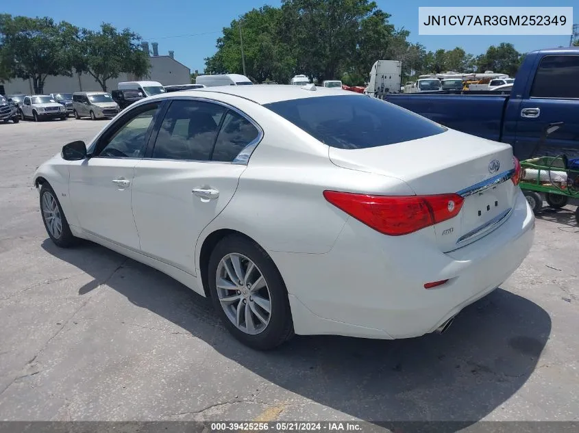 JN1CV7AR3GM252349 2016 Infiniti Q50 2.0T Premium