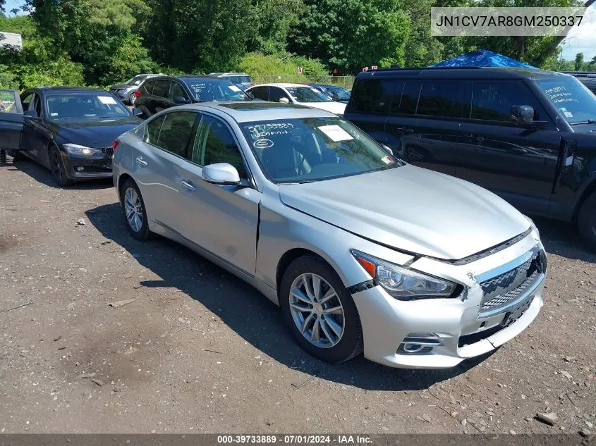 JN1CV7AR8GM250337 2016 Infiniti Q50 2.0T Base