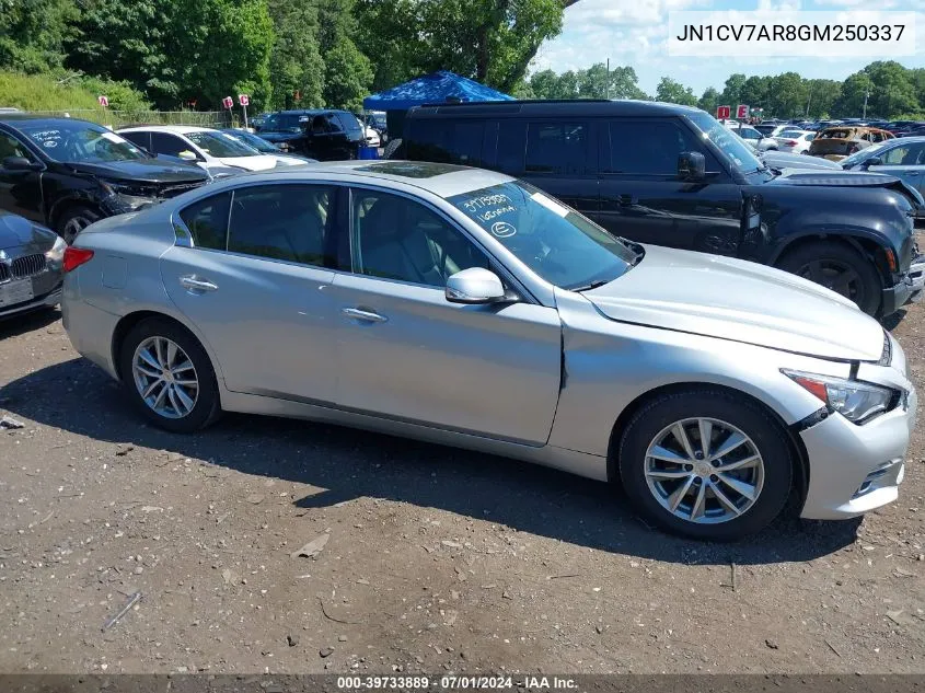 JN1CV7AR8GM250337 2016 Infiniti Q50 2.0T Base