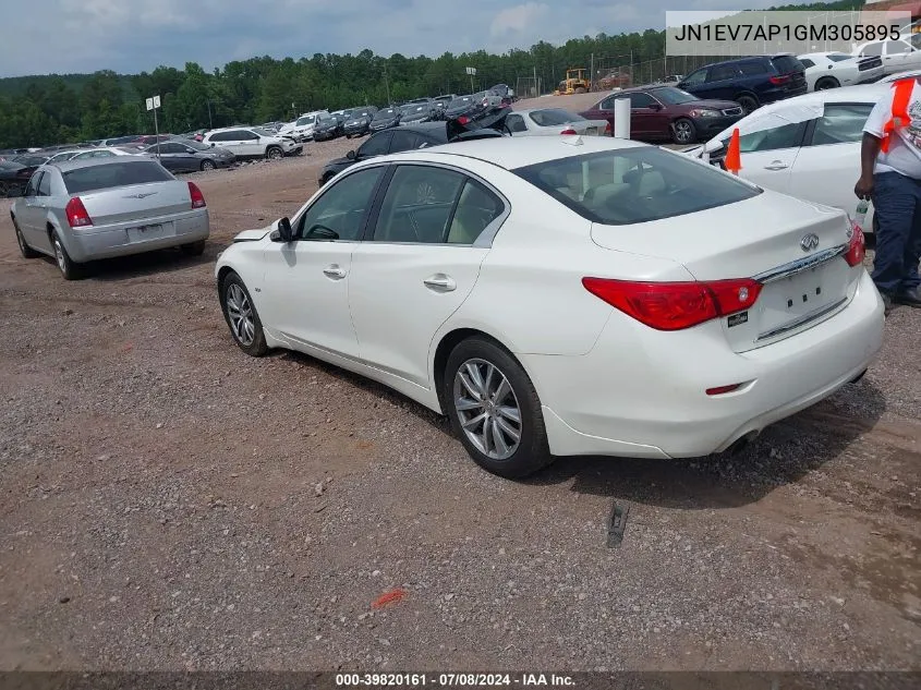 JN1EV7AP1GM305895 2016 Infiniti Q50 3.0T Premium