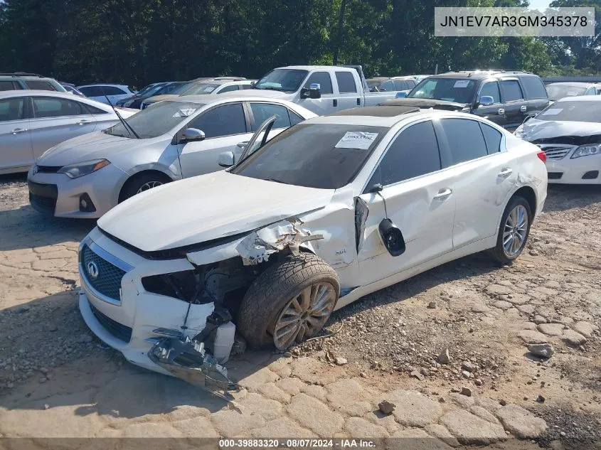 JN1EV7AR3GM345378 2016 Infiniti Q50 3.0T Premium