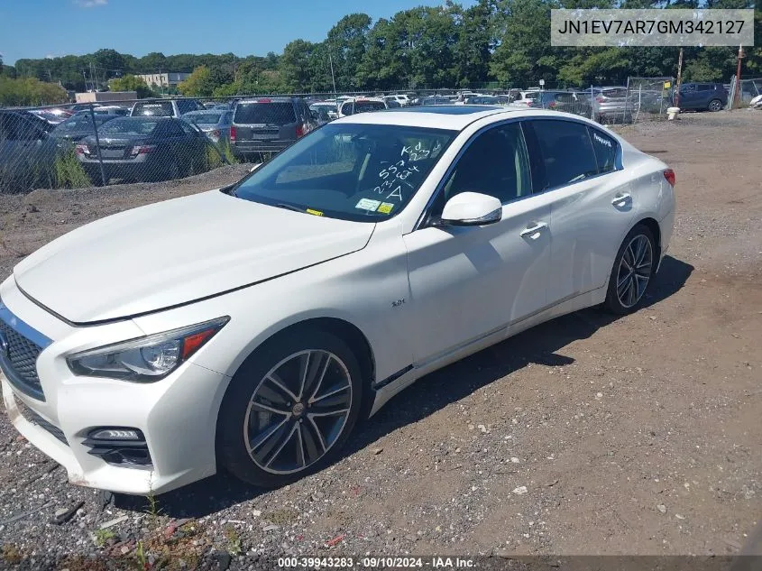 JN1EV7AR7GM342127 2016 Infiniti Q50 3.0T Sport