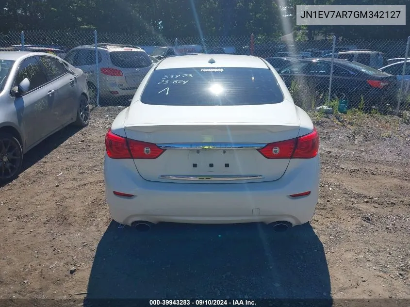 JN1EV7AR7GM342127 2016 Infiniti Q50 3.0T Sport