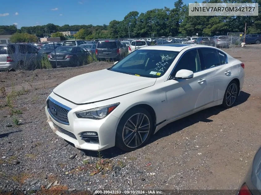 JN1EV7AR7GM342127 2016 Infiniti Q50 3.0T Sport