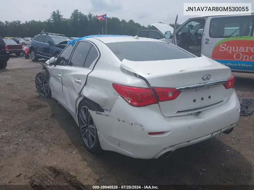 JN1AV7AR8GM530055 2016 Infiniti Q50 Hybrid