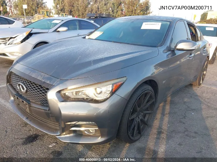 JN1CV7AP0GM200711 2016 Infiniti Q50 2.0T Base