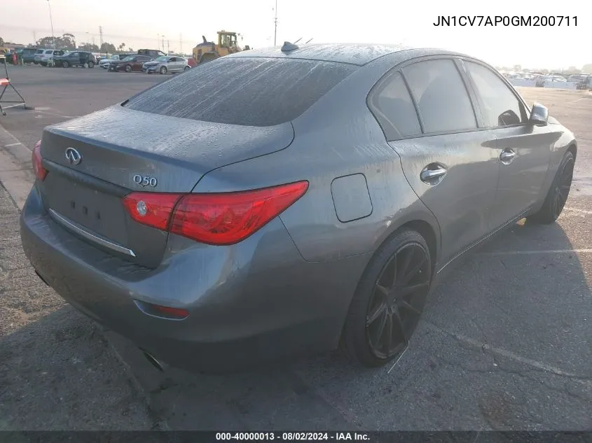 JN1CV7AP0GM200711 2016 Infiniti Q50 2.0T Base