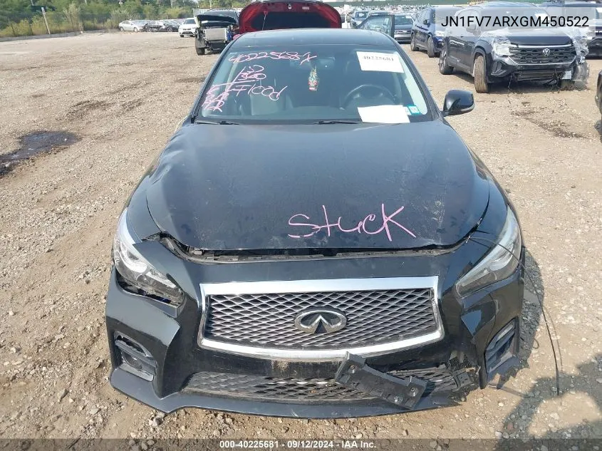 JN1FV7ARXGM450522 2016 Infiniti Q50 Red Sport 400