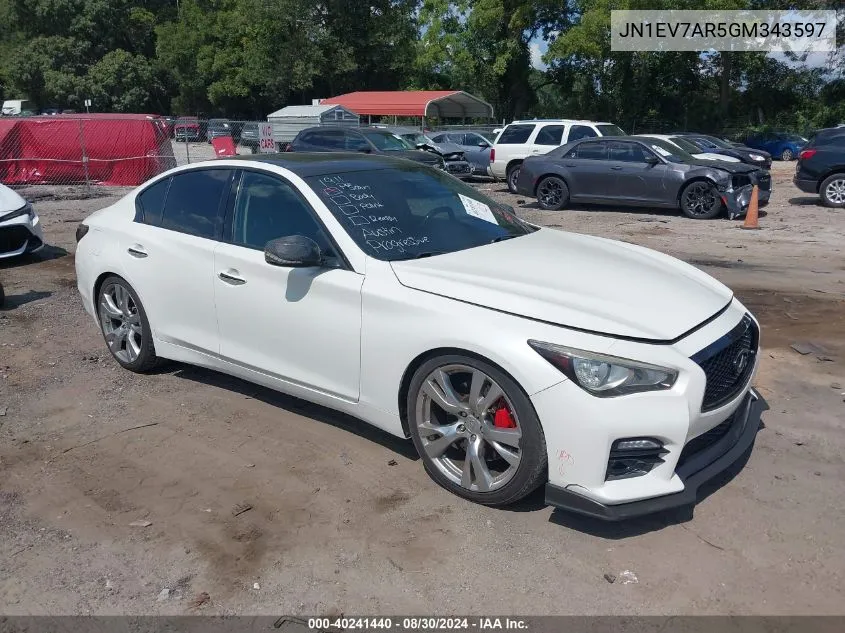 JN1EV7AR5GM343597 2016 Infiniti Q50 3.0T Sport