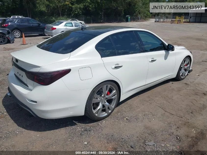 JN1EV7AR5GM343597 2016 Infiniti Q50 3.0T Sport