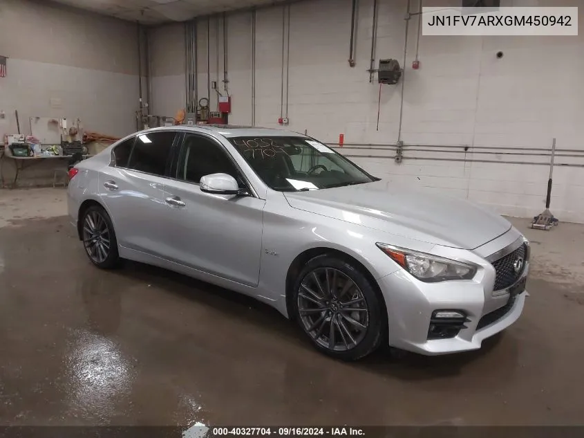 JN1FV7ARXGM450942 2016 Infiniti Q50 3.0T Red Sport 400