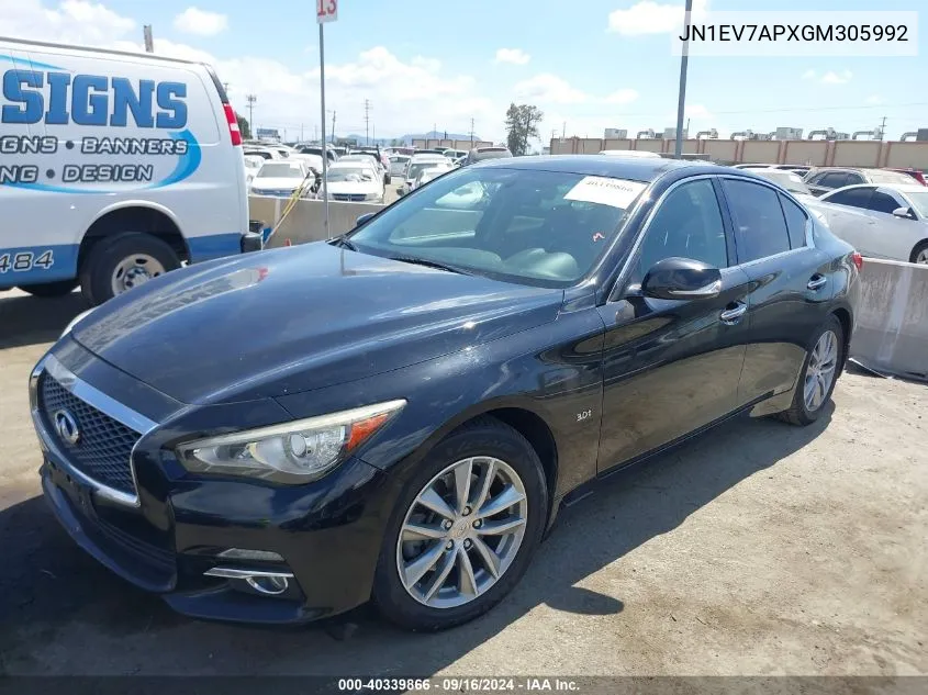 JN1EV7APXGM305992 2016 Infiniti Q50 Premium/Sport