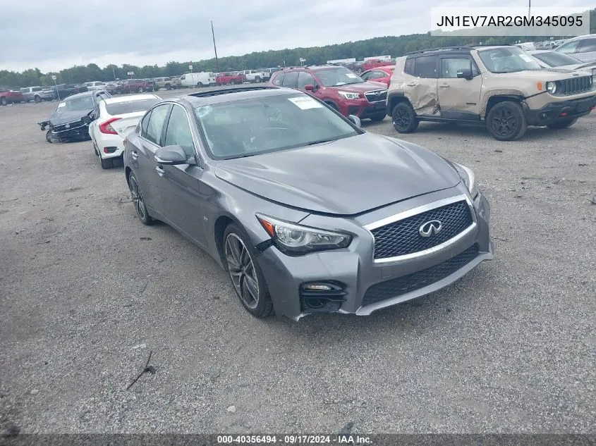 JN1EV7AR2GM345095 2016 Infiniti Q50 Premium/Sport