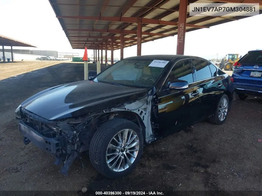 JN1EV7AP7GM304881 2016 Infiniti Q50 3.0T Premium