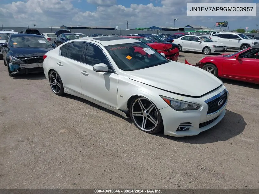 JN1EV7AP9GM303957 2016 Infiniti Q50 3.0T Premium