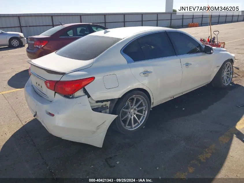 JN1EV7ARXGM346205 2016 Infiniti Q50 3.0T Premium