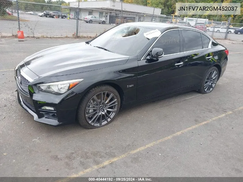 JN1FV7AR2GM452037 2016 Infiniti Q50 3.0T Red Sport 400