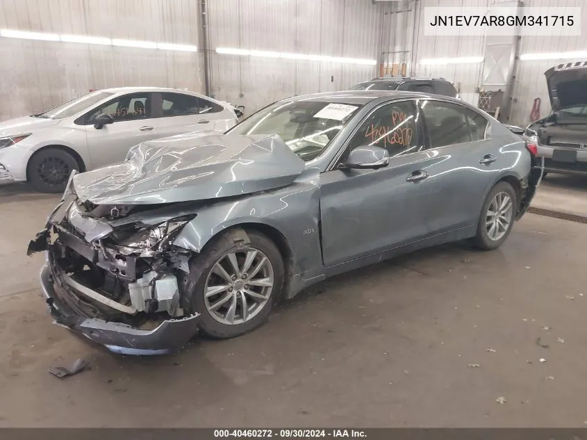 JN1EV7AR8GM341715 2016 Infiniti Q50 Premium/Sport