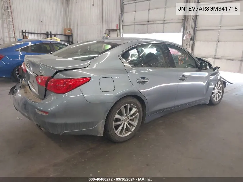 JN1EV7AR8GM341715 2016 Infiniti Q50 Premium/Sport