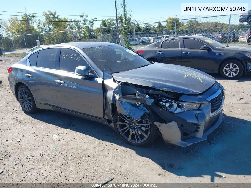 JN1FV7ARXGM450746 2016 Infiniti Q50 3.0T Red Sport 400